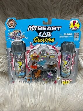 Mr beast Lab Swarms Kids Toy Playset - Blue